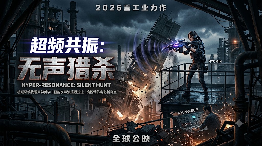 2026重工业力作《超频共振：无声猎杀》全球公映：极端环境物理声学美学、智能次声波摧毁拉扯与高阶动作电影新奇点封面图